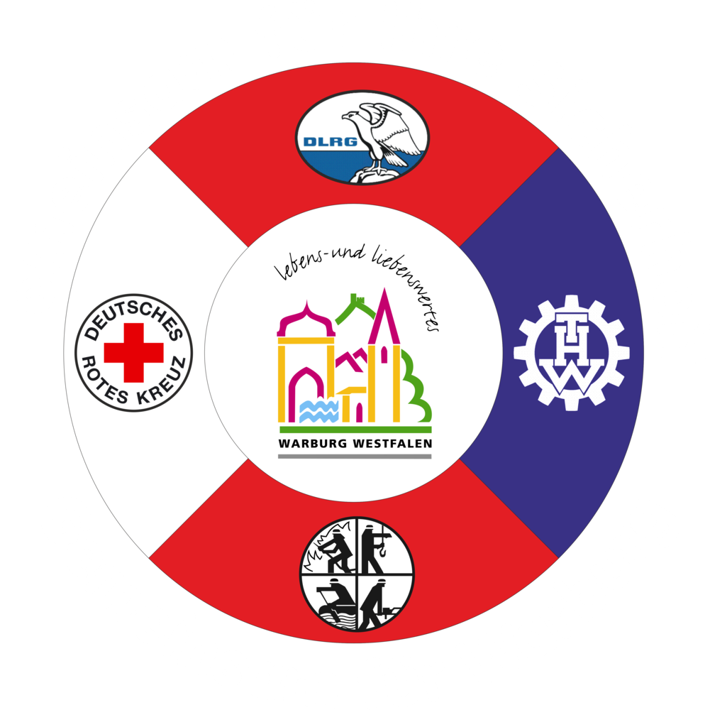Gemeinsam für Eure Sicherheit – Feuerwehr, DRK, DLRG und THW
